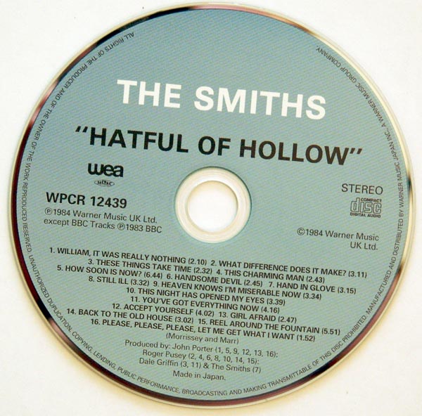 CD, Smiths (The) - Hatful Of Hollow