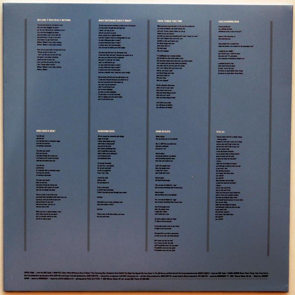inner sleeve A, Smiths (The) - Hatful Of Hollow