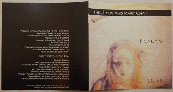 Booklet, Jesus & Mary Chain - Honey's Dead 