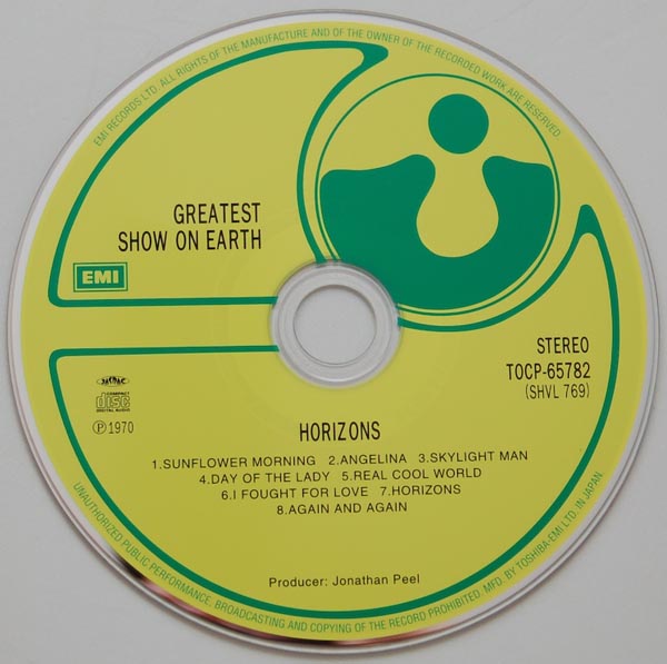CD, Greatest Show On Earth - Horizons
