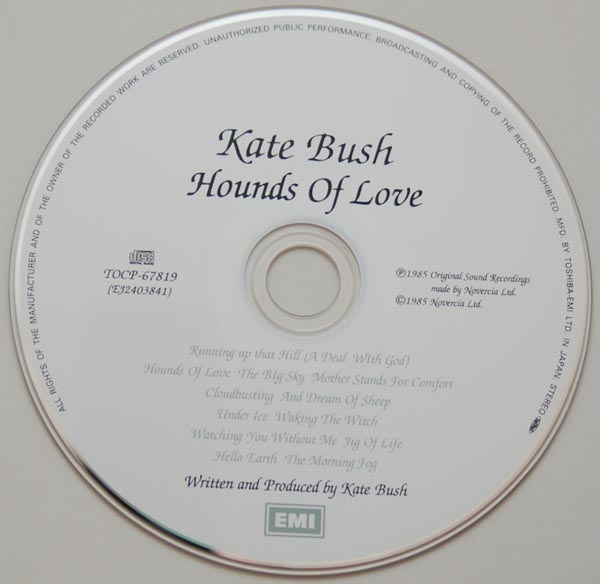 CD, Bush, Kate - Hounds Of Love