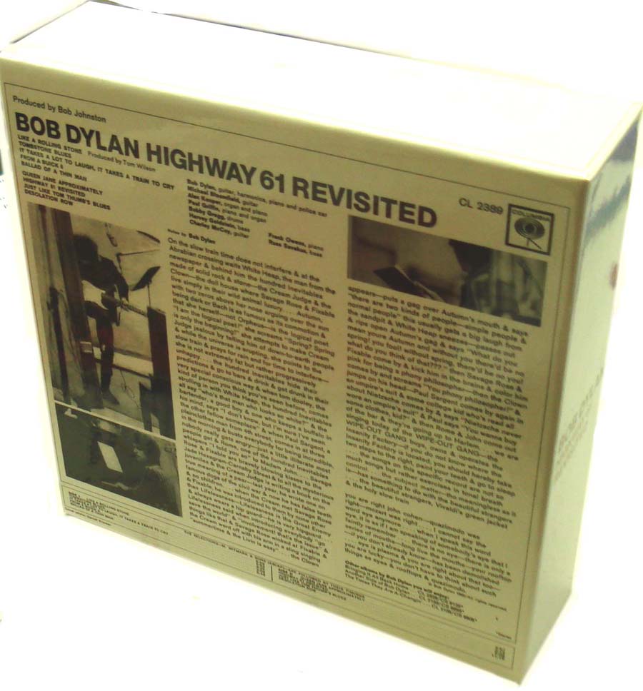 Back of box, Dylan,Bob - Highway 61  Box