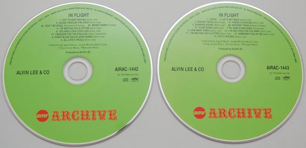 CDs, Lee, Alvin - In Flight