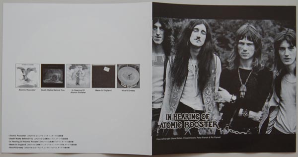 Booklet, Atomic Rooster - In Hearing Of (+3)