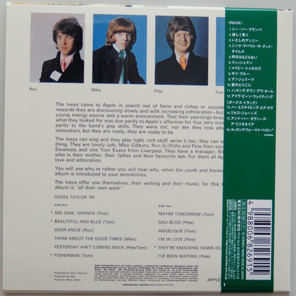 Back cover, Iveys (The) - Maybe Tomorrow