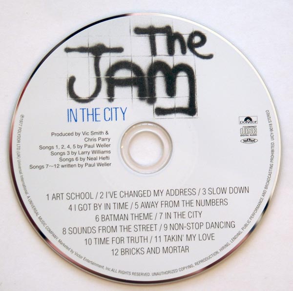 CD, Jam (The) - In The City