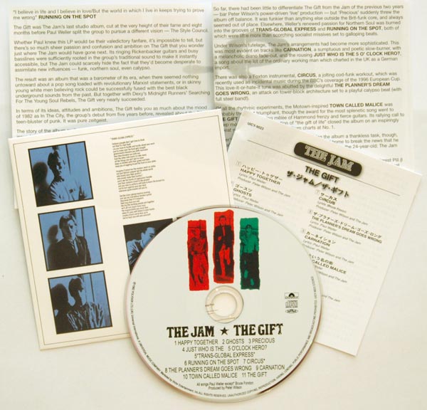 CD and inserts, Jam (The) - The Gift
