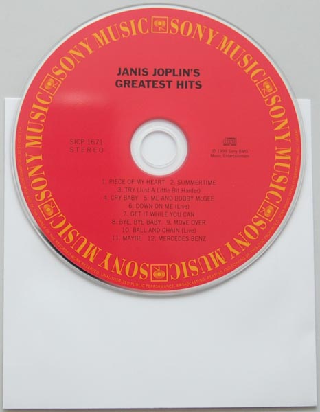 CD, Joplin, Janis  - Greatest Hits
