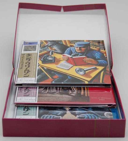 Box inside view, King Crimson - Archive Series 74-97 Box