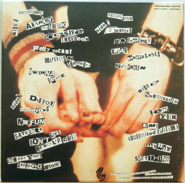 Backcover, Sex Pistols (The) - Kiss This