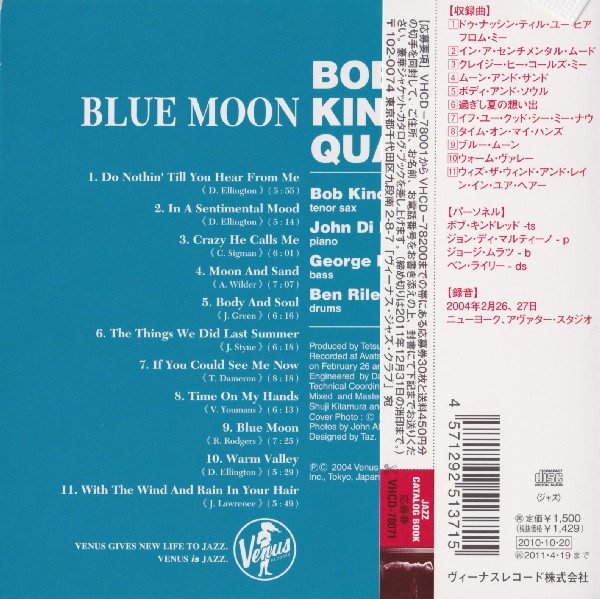 back with OBI, Kindred, Bob (Quartet) - Blue Moon