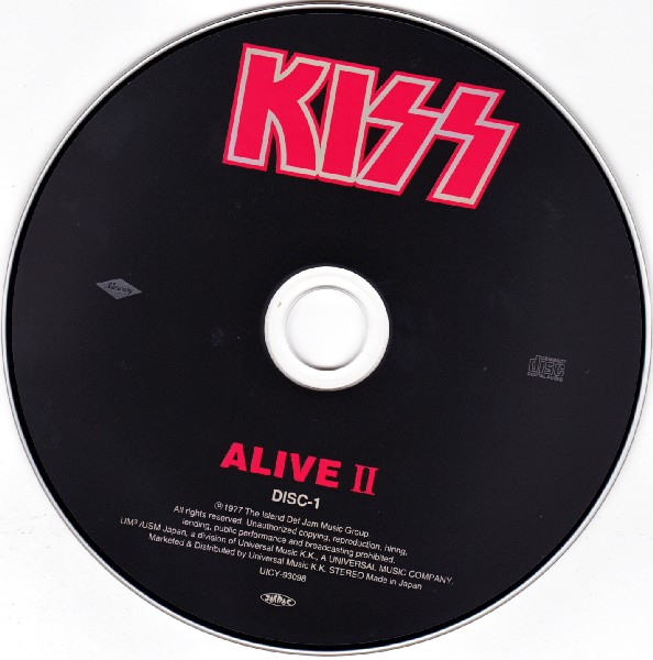 CD1, Kiss - Alive II [Live] [2CD]