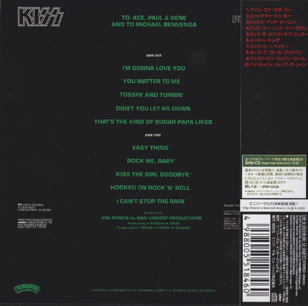 back with OBI, Kiss - Peter Criss 