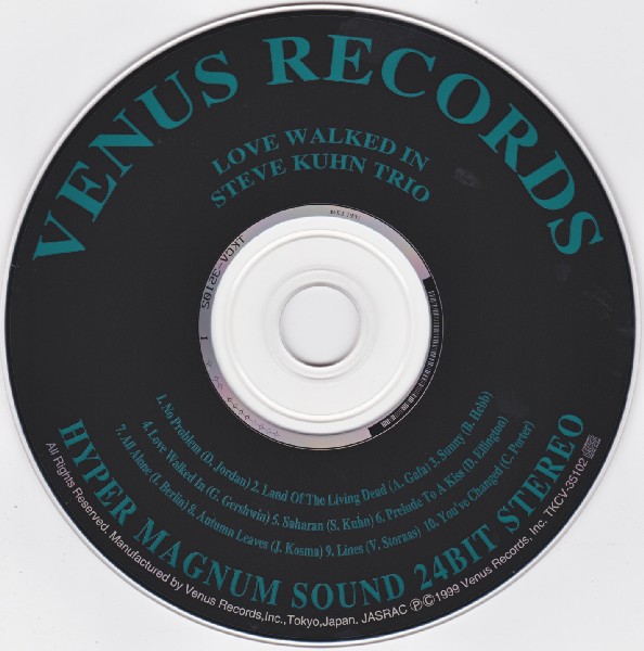 CD, Kuhn, Steve Trio - Love Walked In