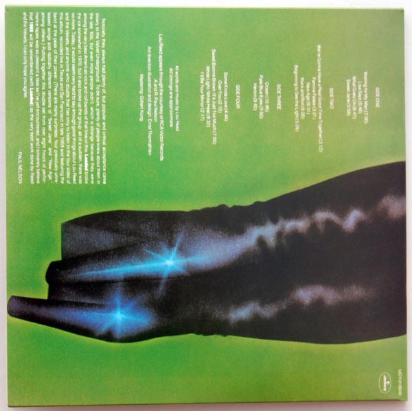 Back cover, Velvet Underground (The) - 1969: The Velvet Underground Live