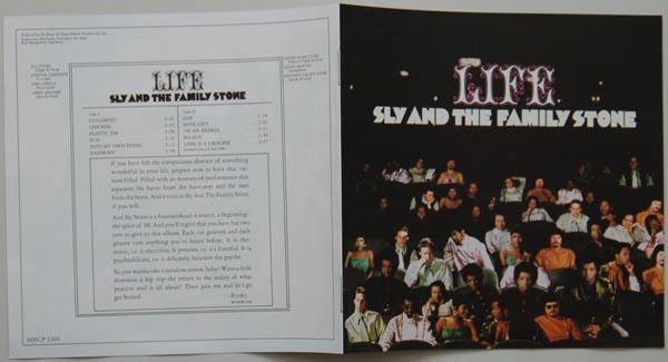 Booklet, Sly + The Family Stone - Life +4