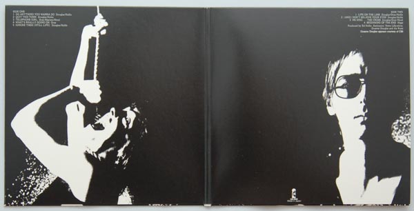 Gatefold open, Eddie & The Hot Rods - Life on the Line