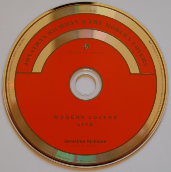CD, Modern Lovers (The) - Modern Lovers Live