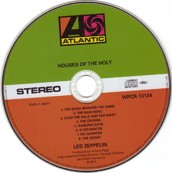 CD, Led Zeppelin - Houses Of The Holy 