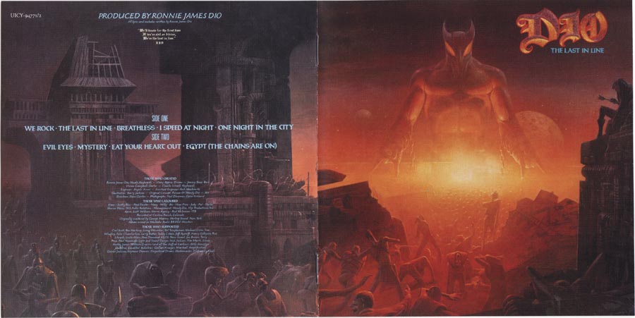 Booklet detail, Dio - The Last in Line
