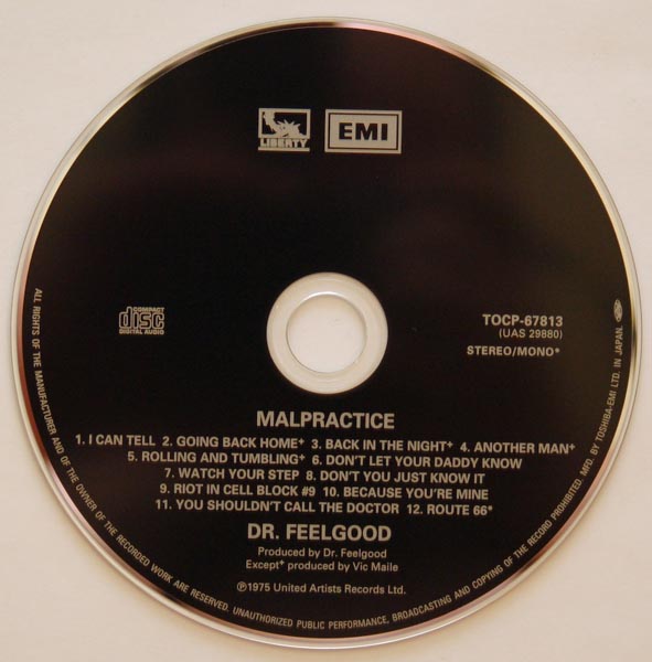 CD, Dr Feelgood - Malpractice
