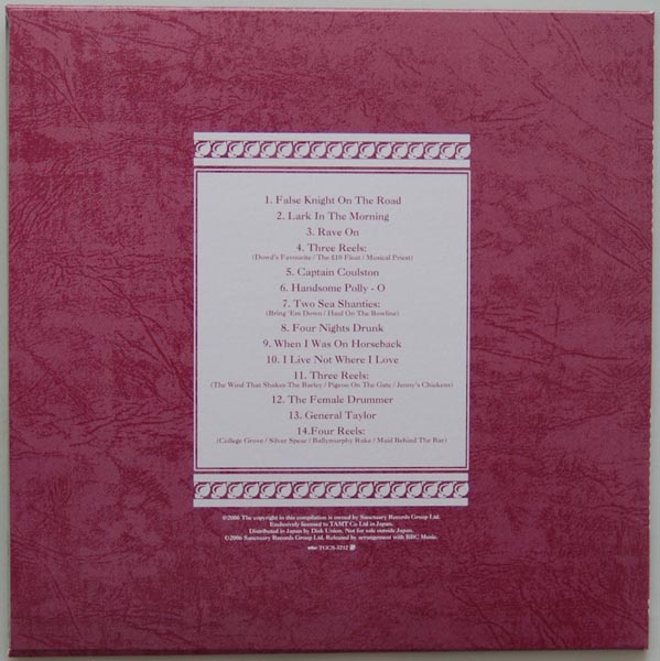 Back cover 2nd CD, Steeleye Span - Ten Man Mop