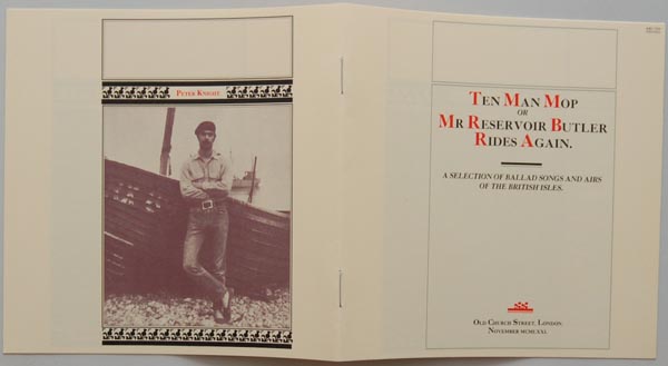 Booklet, Steeleye Span - Ten Man Mop
