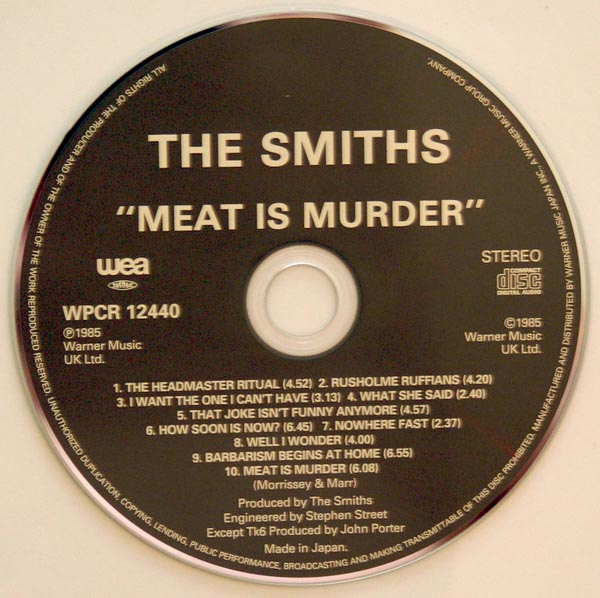 CD, Smiths (The) - Meat Is Murder