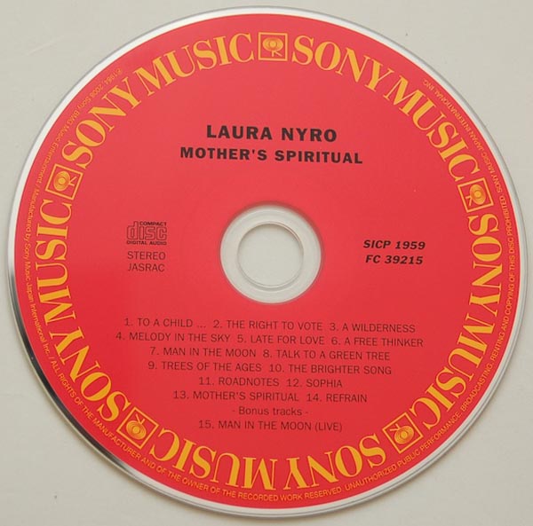 CD, Nyro, Laura  - Mother's Spiritual 