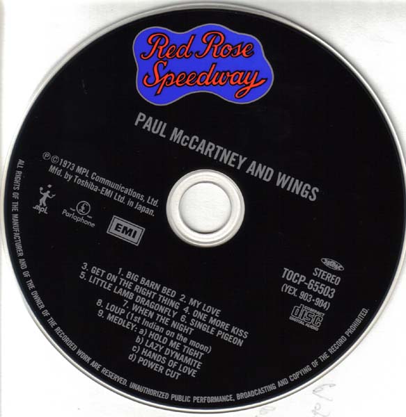 CD, McCartney, Paul - Red Rose Speedway