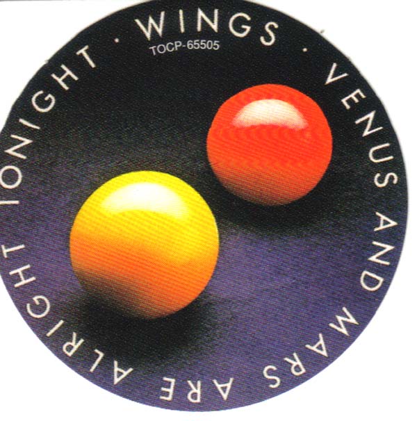 Sticker, McCartney, Paul - Venus and Mars