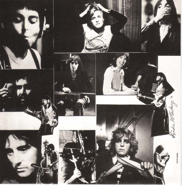 Inner Sleeve (other side), McCartney, Paul - Wings At The Speed Of Sound