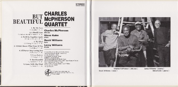 gatefold inside, McPherson, Charles (Quartet) - But Beautiful