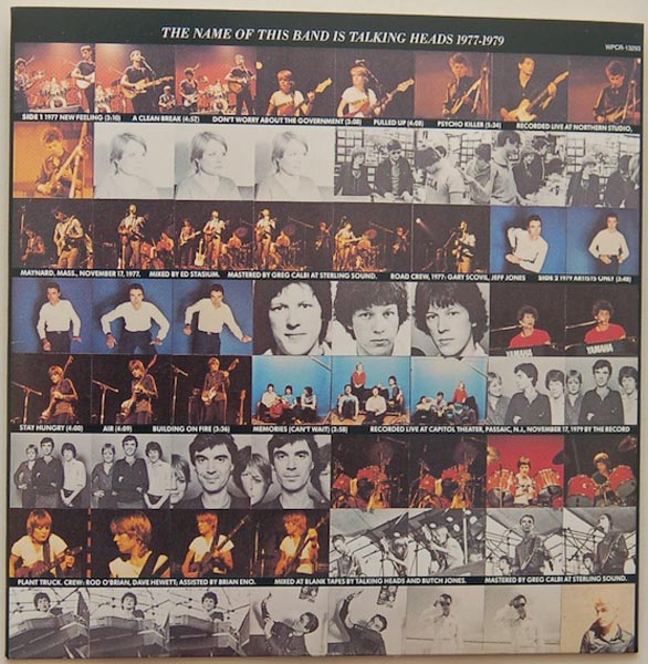 Inner sleeve 1 side B, Talking Heads - The Name Of This Band Is (+16)