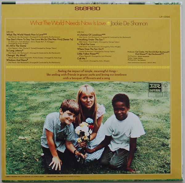 Back cover, De Shannon, Jackie - What the world needs now is love