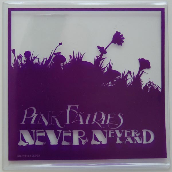 Screenprinted hard plastic outer bag, Pink Fairies - Never Never Land +4