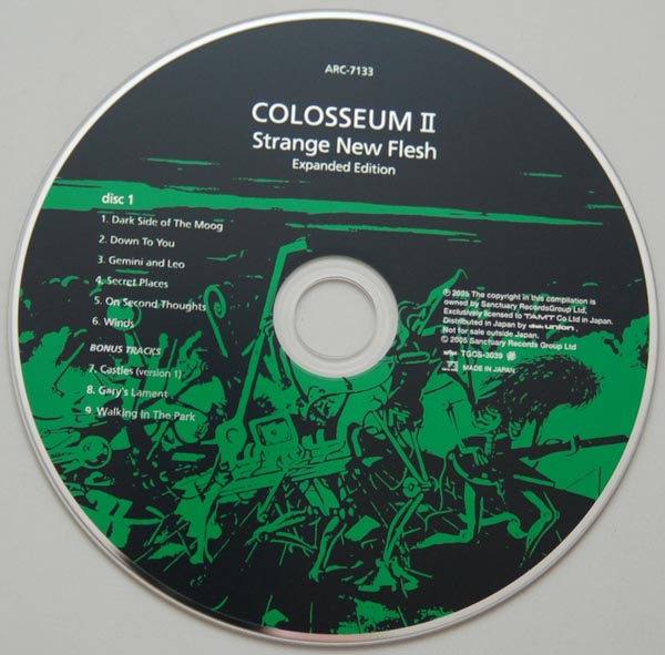 CD, Colosseum II - Strange New Flesh (+CD)