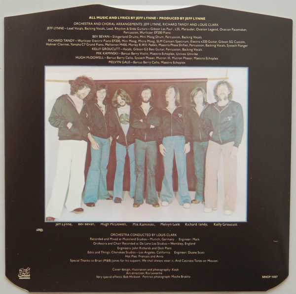 Inner sleeve side B, Electric Light Orchestra (ELO) - A New World Record +6