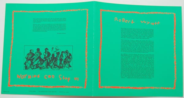 Booklet side 1, Wyatt, Robert - Nothing Can Stop Us