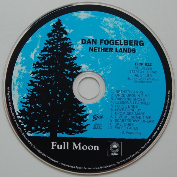 CD, Fogelberg, Dan - Nether Lands