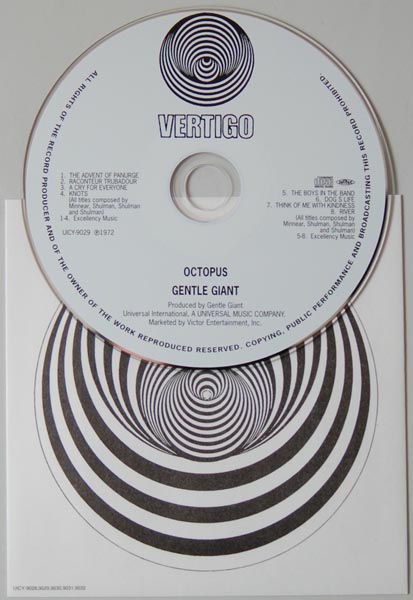 CD, Gentle Giant - Octopus