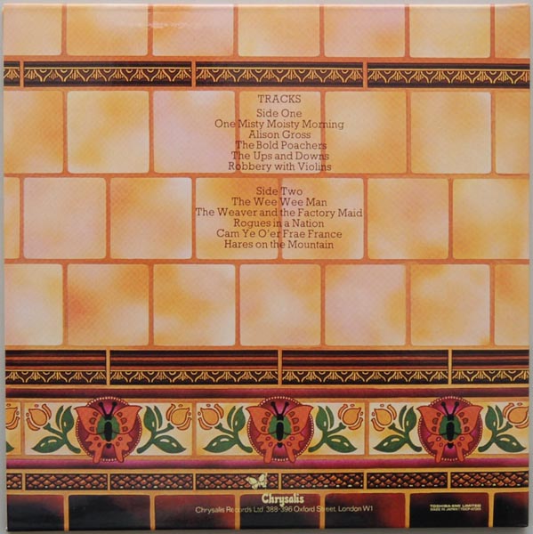 Back cover, Steeleye Span - Parcel Of Rogues