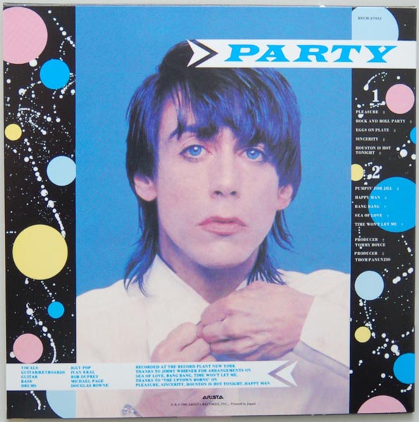 Back cover, Pop, Iggy - Party