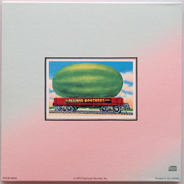 Back cover, Allman Brothers Band (The) - Eat A Peach