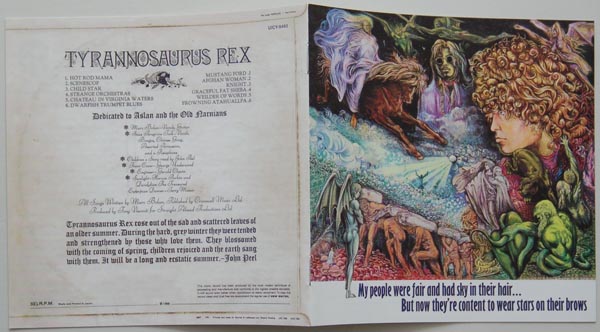 Booklet, T Rex (Tyrannosaurus Rex) - My people were fair and had sky in their hair... +16