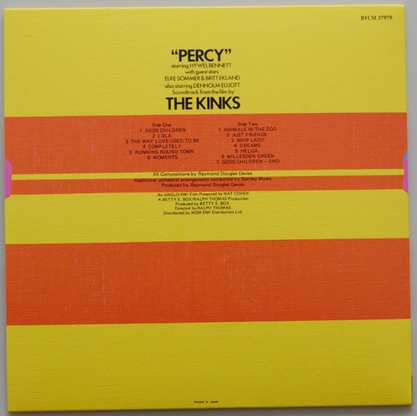 Back cover, Kinks (The) - Percy