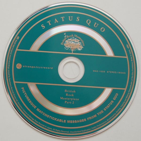 CD, Status Quo - Picturesque Matchstickable Messages From The Status Quo
