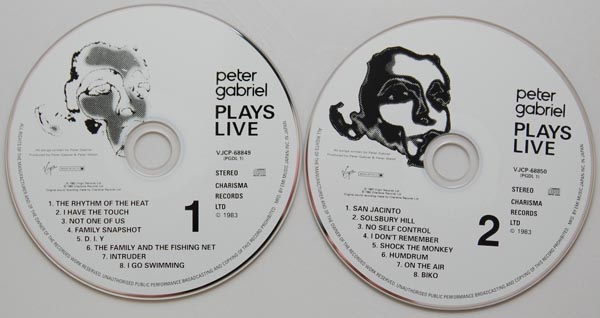 CDs, Gabriel, Peter  - Plays Live