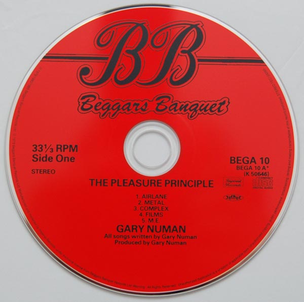 CD, Numan, Gary - Pleasure Principle +7