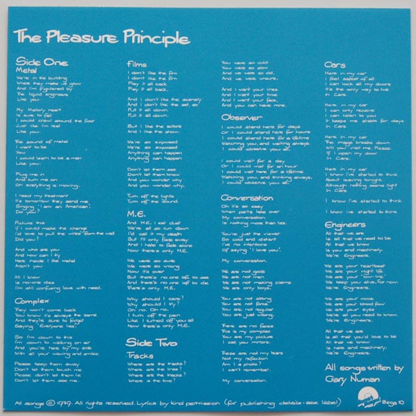 Inner sleve A, Numan, Gary - Pleasure Principle +7
